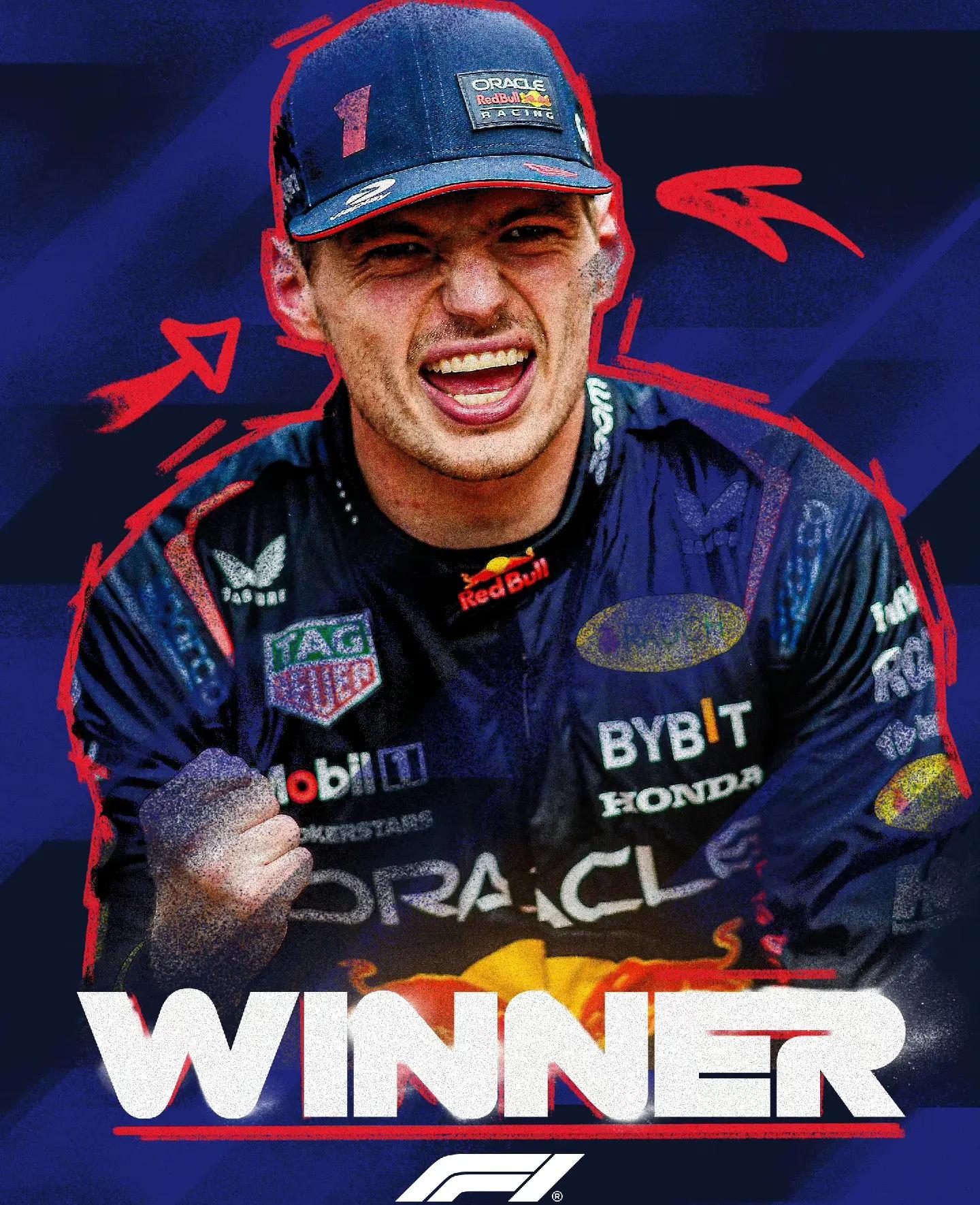 红牛二队鏖战梅赛德斯，维斯塔潘带队取胜